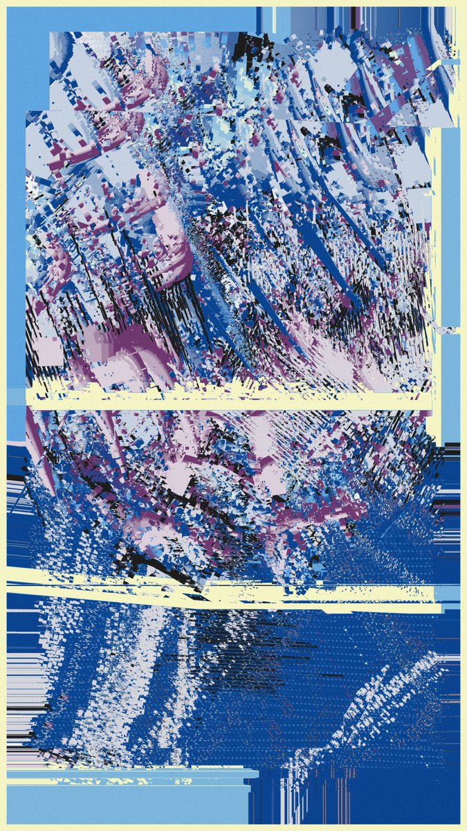 Found another pair of nice wallet neighbors: 💜

"Pushing Through" by <a href="/JamesUsill/">James Usill</a> 
"Fragment Assembler #66" by <a href="/toiminto/">toiminto</a>