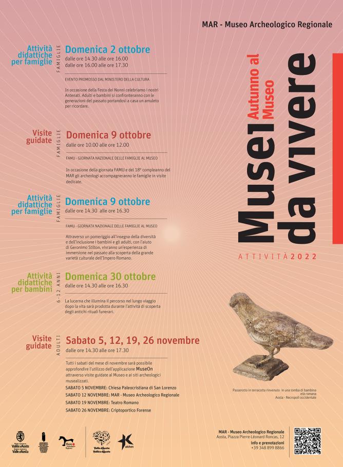#13ottobre Quest'#autunno vieni al #MAR! Quello di #Aosta però! #MuseoArcheologicoRegionale @Valle_dAosta #MuseidaVivere #AutumnVibes #fall #edition 2022. @Abb_Musei @Abb_Musei_LM @MiC_Italia