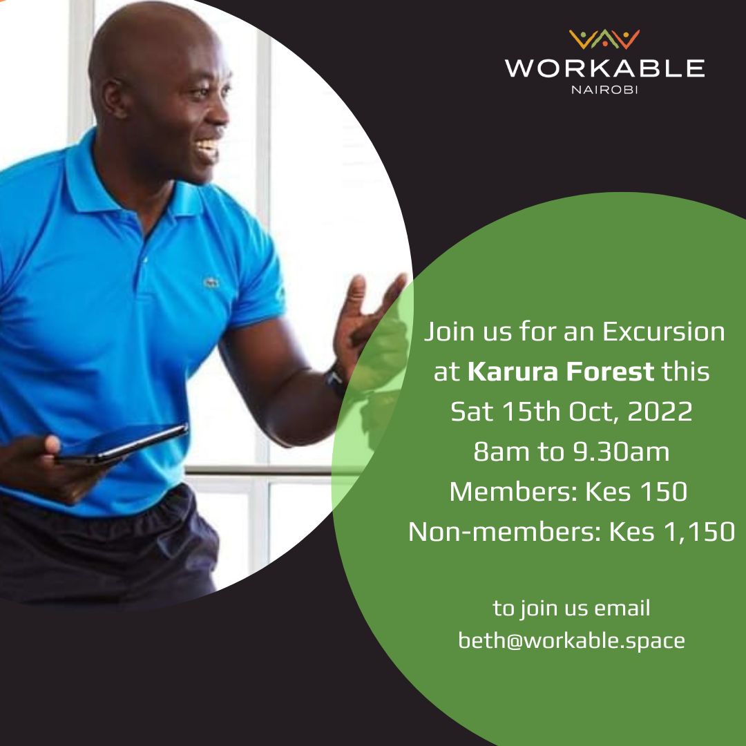 We're still on that fitness vibe. You're welcome to join us.
#workablenairobi #fitness #coworking #Community
