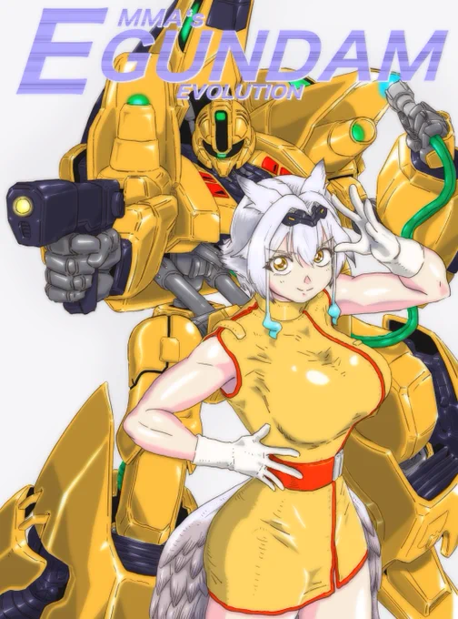 エマエマがガンダムゲー(ガンエボ)でメタスに乗ってると言う事で、ファの格好で描きました。少しアレな感じになりました。エゥーゴのせいだと思います #えまえっと #栢森エマ 