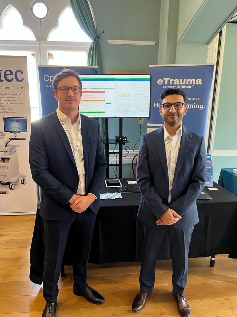 OpenMedicalLtd's tweet photo. Today we are exhibiting at the @BSSHand  #BSSHAutumn22 👋

Make sure you come by our stand to find out how Pathpoint® can streamline your #handtrauma care.

#etrauma #pathpoint #digitaltransformation #digitalhealth #plastics  #surgery #bssh2022 #BSSHAutumn2022 #orthotwitter https://t.co/8OTXVcpFLt