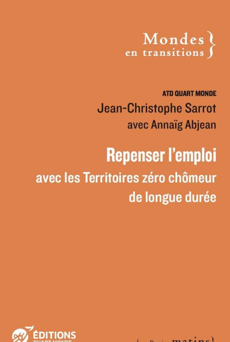 JPhilippebrun's tweet photo. [#Ess - Vient de paraître !] @EdtPetitsMatins @camille_dorival : "Repenser l'#emploi avec les Territoires @ZeroChomeurLD" par @JCS1965 w/ A.#Abjean - 160 p. - 10 € ➡️ https://t.co/pfXuB3mRtT 📙 #TZCLD #EBE cc @ATDQM (co-édi°) @LGRANDGUILLAUME @tduverger @ESS_France ⤵️ https://t.co/vIwtUVLwdx