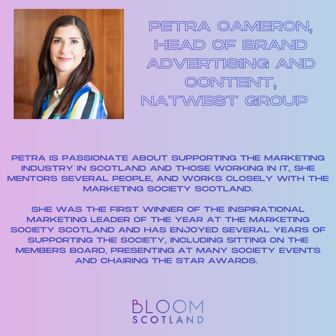 BloomScotland's tweet image. MEET THE PANELISTS ... 
Just 7 of 120 tickets left! Can’t wait to see you all there, make sure to grab a ticket before they go! 💜