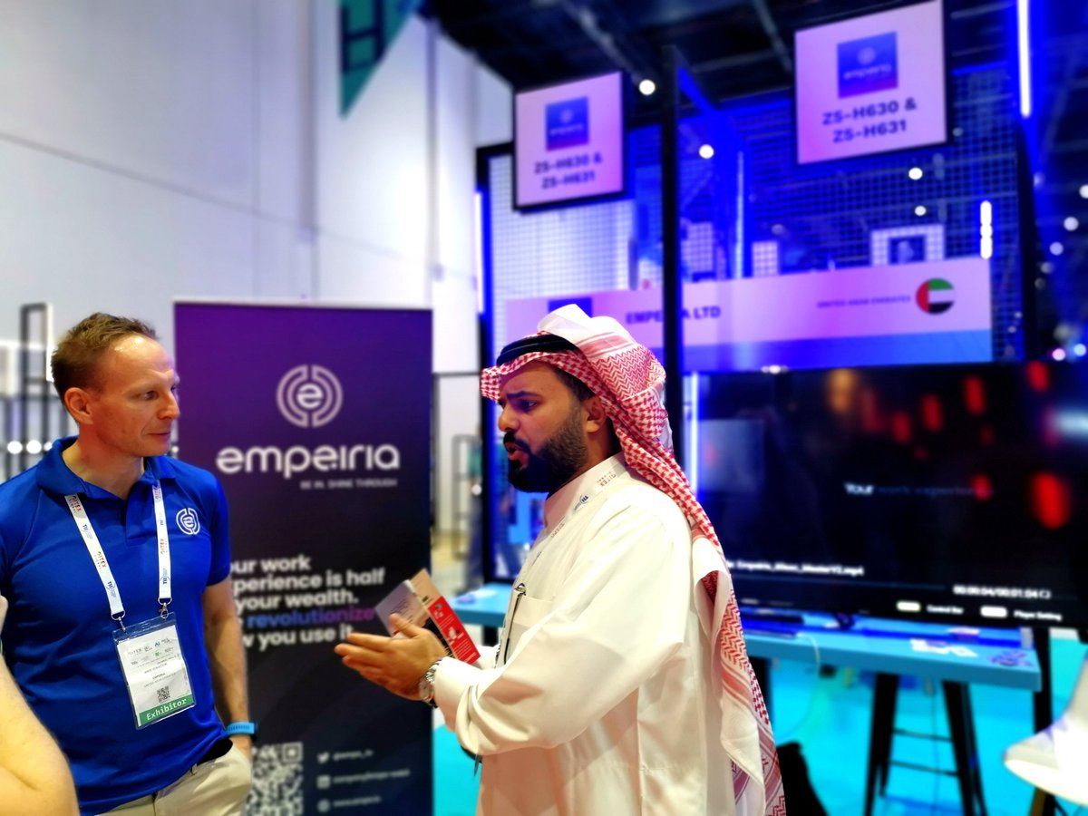 empe_io's tweet photo. Educative discussions on WEB3 identity during the last day of @GITEX_GLOBAL
Meet us
๐Z5 H630 stand
๐ฃ
#talent #ondemad #GITEX2022 #expertadvisor #expertondemand #blockchain #defi #fintech #web3 #web3community #expert #Finance #Career #FutureOfWork #GITEXGLOBAL #empeBeIn #gitex https://t.co/P3fkCoJ9P7