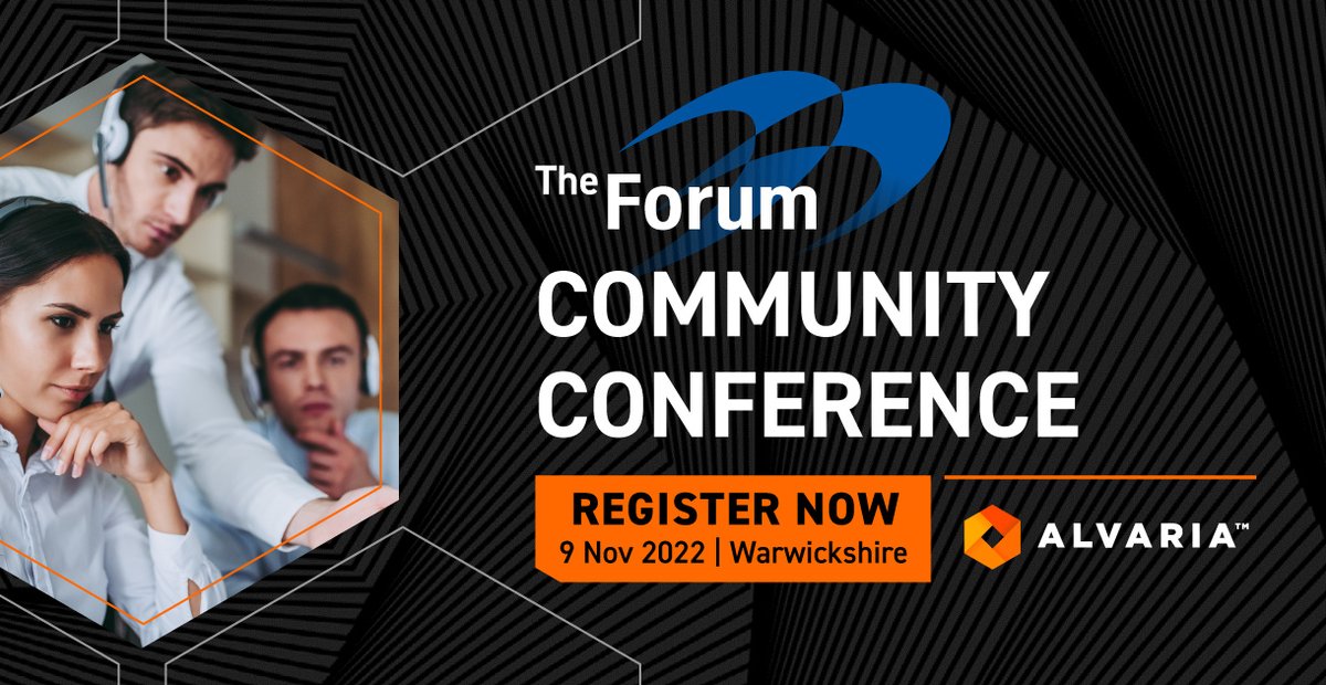 Alvaria_Inc's tweet photo. Join Alvaria at The Forum’s Community Conference at Chesford Grange, Warwickshire 9th November and see a demo of the award-winning Alvaria Workforce™ in action. Learn more about the event:
https://t.co/Y31OatU634
#WFO #WEM #ReshapingCX https://t.co/1aUf4hpjEp
