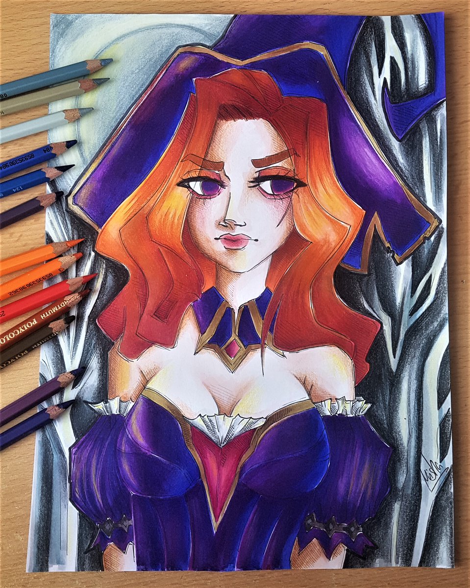 miisha_505's tweet photo. this is the first time in years that I used markers and colored pencils again and not only for a quick sketch. It's not perfect, but I kinda like it.
---
@LeagueOfLegends @riotgames #LeagueOfLegends #leagueoflegendsfanart https://t.co/KOaCIisBQd