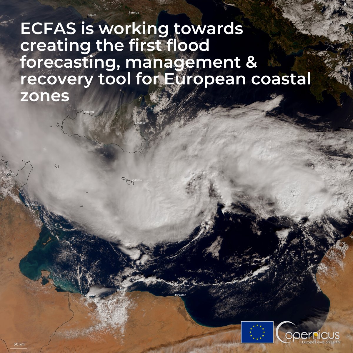 🚨 1/3 of the EU population’s lives are at risk from coastal flooding and this could increase.

Early warning systems, such as <a href="/ECFAS_project/">ECFAS</a>, are essential tools that help minimize harm to people.
Discover how  cls.fr/en/press/cls-h…
#EarlyWarningForAll #DRRDay