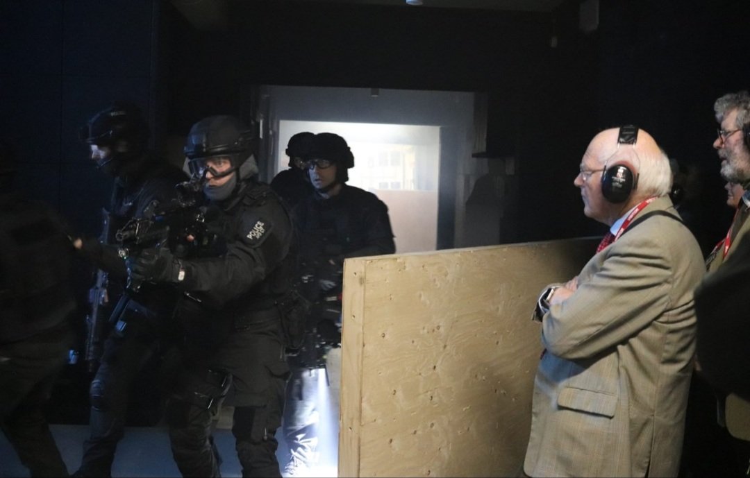 TimNeedham10's tweet photo. Last week I jointly hosted a visit by His Majesty's Lord Lieutenant, Vice Lord Lieutenant &amp; several Deputy Lieutenants for Cumbria. The party observed @CNCFirearmsDept  conduct training, visited officers at the @CNC_Sellafield OPU &amp; watched a demo by @CNCDogs. @nuclearpolice https://t.co/UMqWYz7jhr