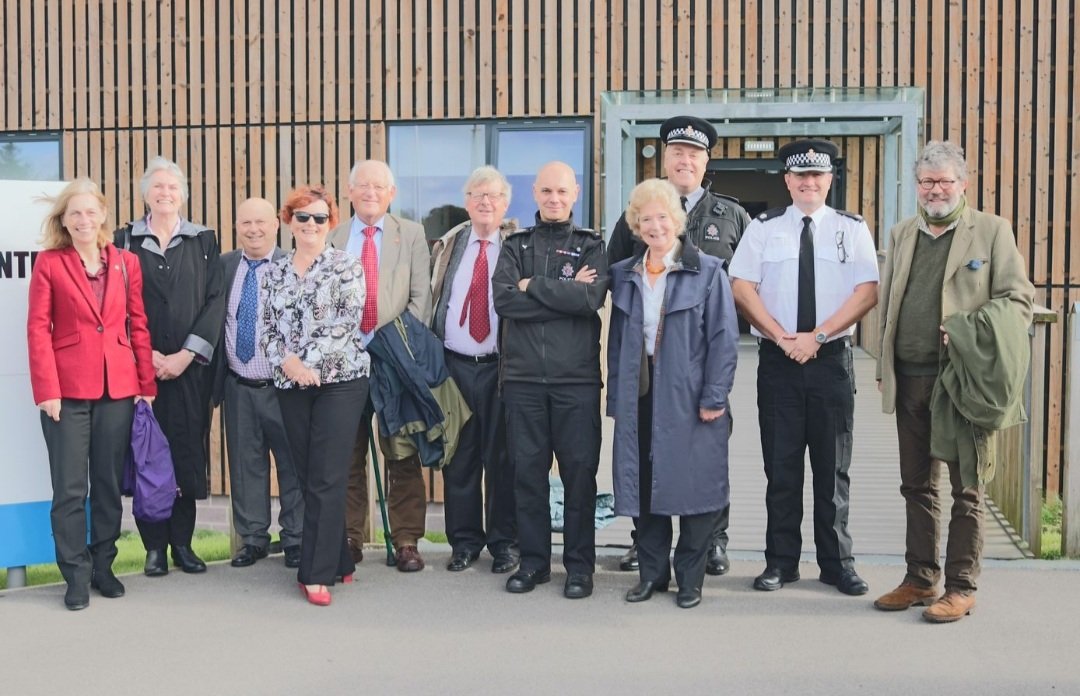 TimNeedham10's tweet photo. Last week I jointly hosted a visit by His Majesty's Lord Lieutenant, Vice Lord Lieutenant &amp; several Deputy Lieutenants for Cumbria. The party observed @CNCFirearmsDept  conduct training, visited officers at the @CNC_Sellafield OPU &amp; watched a demo by @CNCDogs. @nuclearpolice https://t.co/UMqWYz7jhr