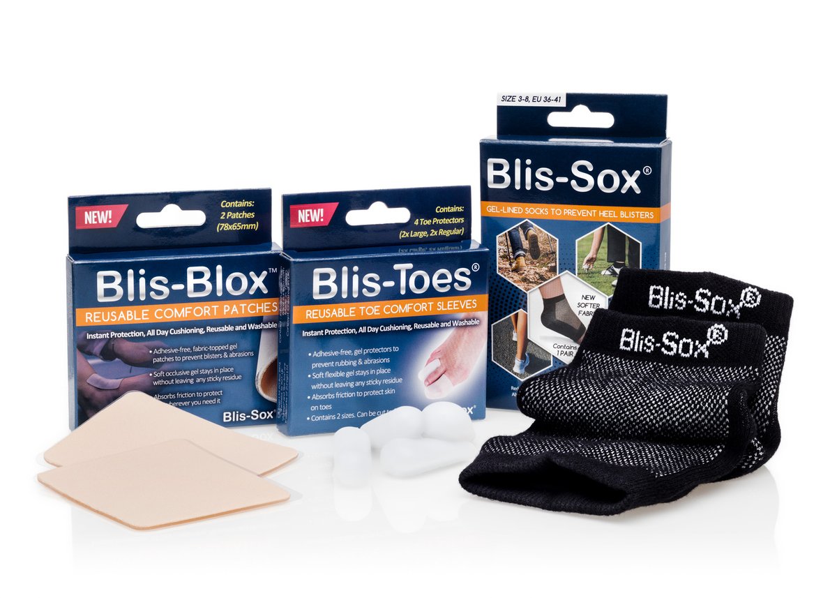 Whether running, hiking, rambling, golfing, playing sports, on manoeuvres, or even just dog-walking or sightseeing, the Blis-Sox® range gives you great protection from blisters all day long. 

zurego.com/collections/fo…