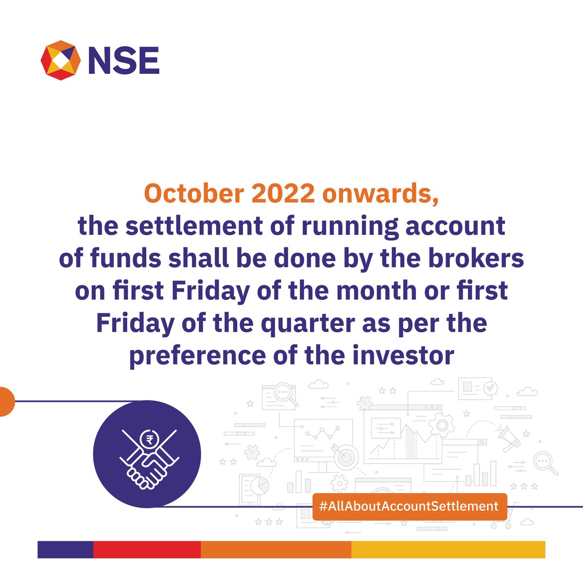 Investors, do you have excess/ unused funds lying in your trading account? If yes, we advise you to settle your trading accounts regularly. To know more visit: bit.ly/3MqpQdo #InvestorAwareness #NSE #IdleFunds #StockMarket #ShareMarket @ashishchauhan @psubbaraman