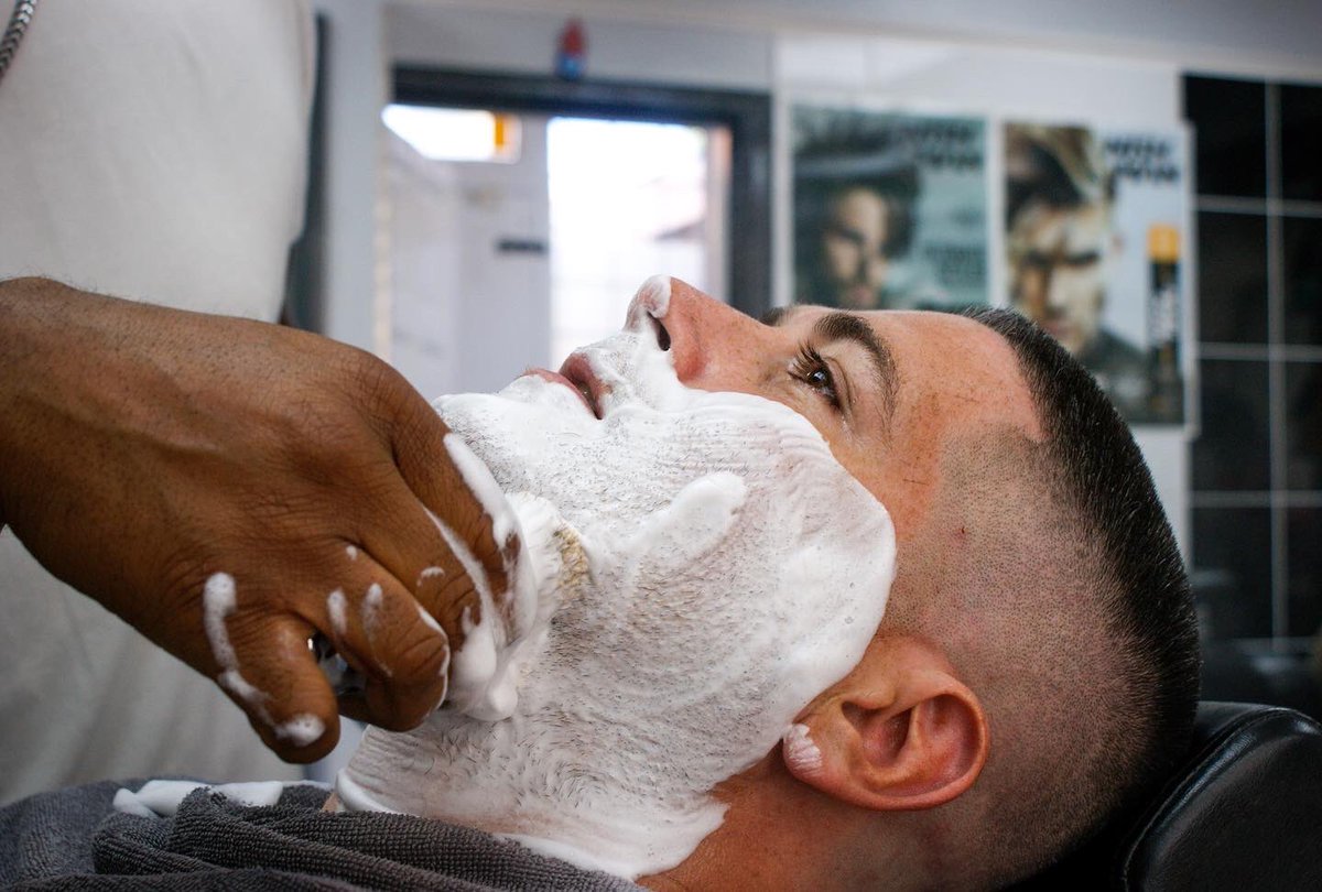 turk_ishbarber's tweet photo. Start the day of right with an authentic traditional Turkish shave!💈 📸
#morethanbarbershop
#turkishbarber #barber #kent #thanet #shave #haircut #margate #cliftonville #beard #thursday #october #relax #localbusiness #startdayoffright #barberlife #barbershop #barberworld https://t.co/cj4ZGFxS2k