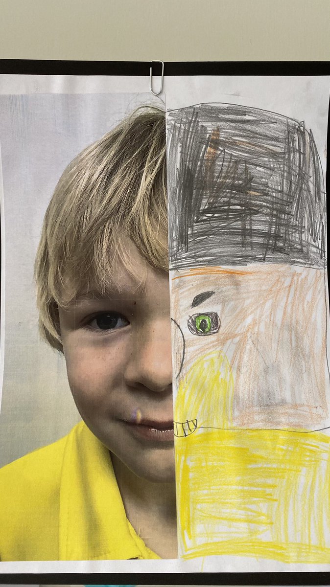 timbergmeier's tweet photo. Just spent the morning at school, took a pic of some of our 6yo’s artwork and converted it with @ArtMagicApp .. quite fun. https://t.co/pDTTq7bz33
