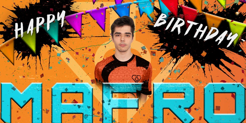 We would like to wish a happy birthday to @Mafro_lol! 🧡