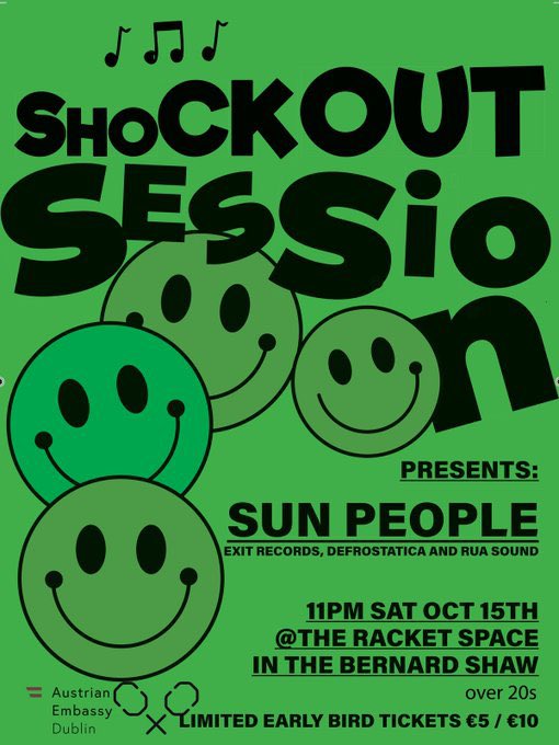 sunpeople_at's tweet photo. Ireland this weekend w/ @rua_sound &amp; @HollerDublin https://t.co/k2wAr7zUkG