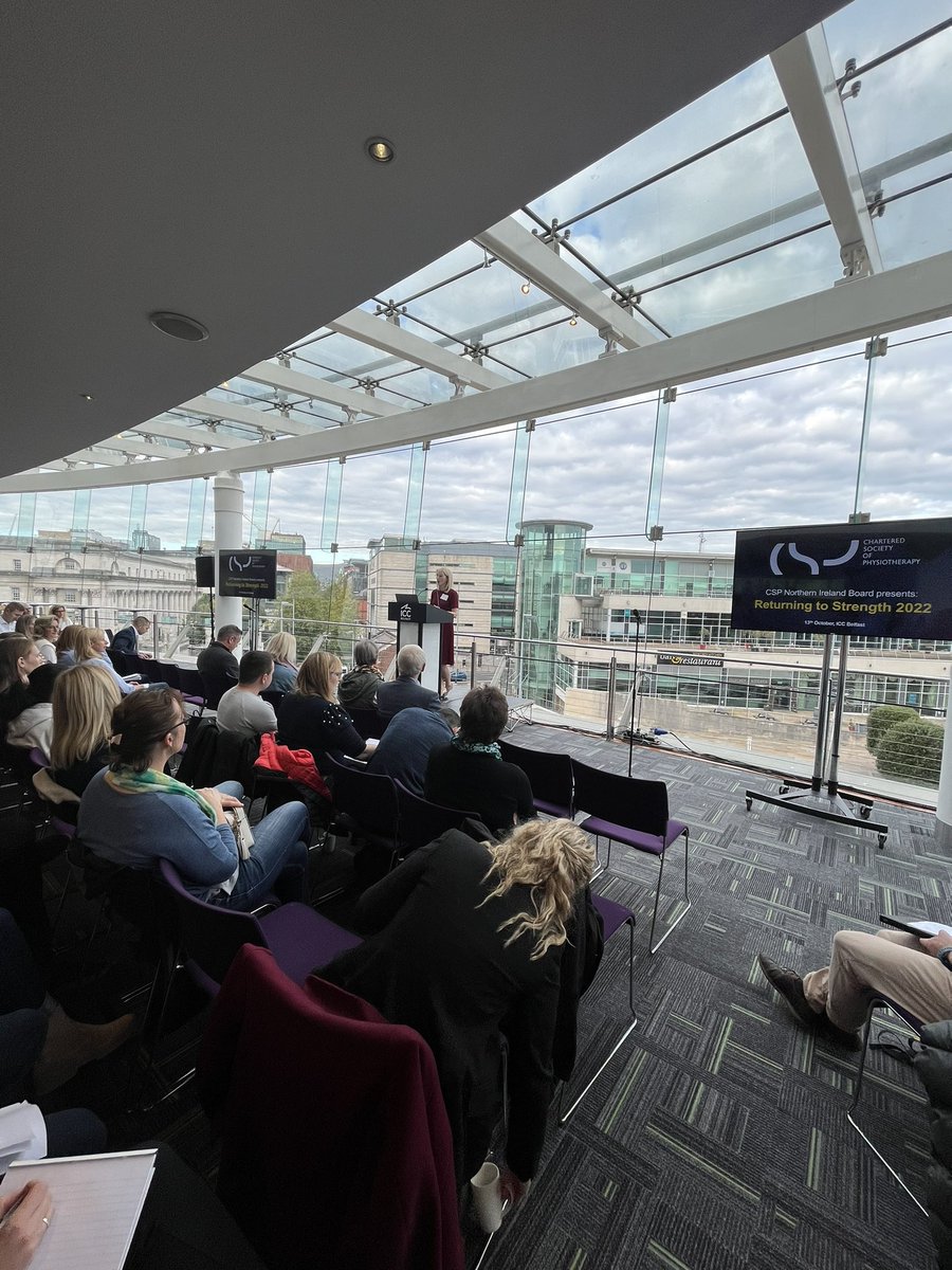 CSP CRE Hayley (@csphayley) on Twitter photo Our <a href="/CSPNI1/">NI Board Chartered Society of Physiotherapy</a> event ‘Returning to strength’ has commenced.
It’s fantastic to see so many members from across Northern Ireland here; coming together to network and continue learning about the fantastic profession #physiotherapy #strongermyway Our <a href="/CSPNI1/">NI Board Chartered Society of Physiotherapy</a> event ‘Returning to strength’ has commenced.
It’s fantastic to see so many members from across Northern Ireland here; coming together to network and continue learning about the fantastic profession #physiotherapy #strongermyway