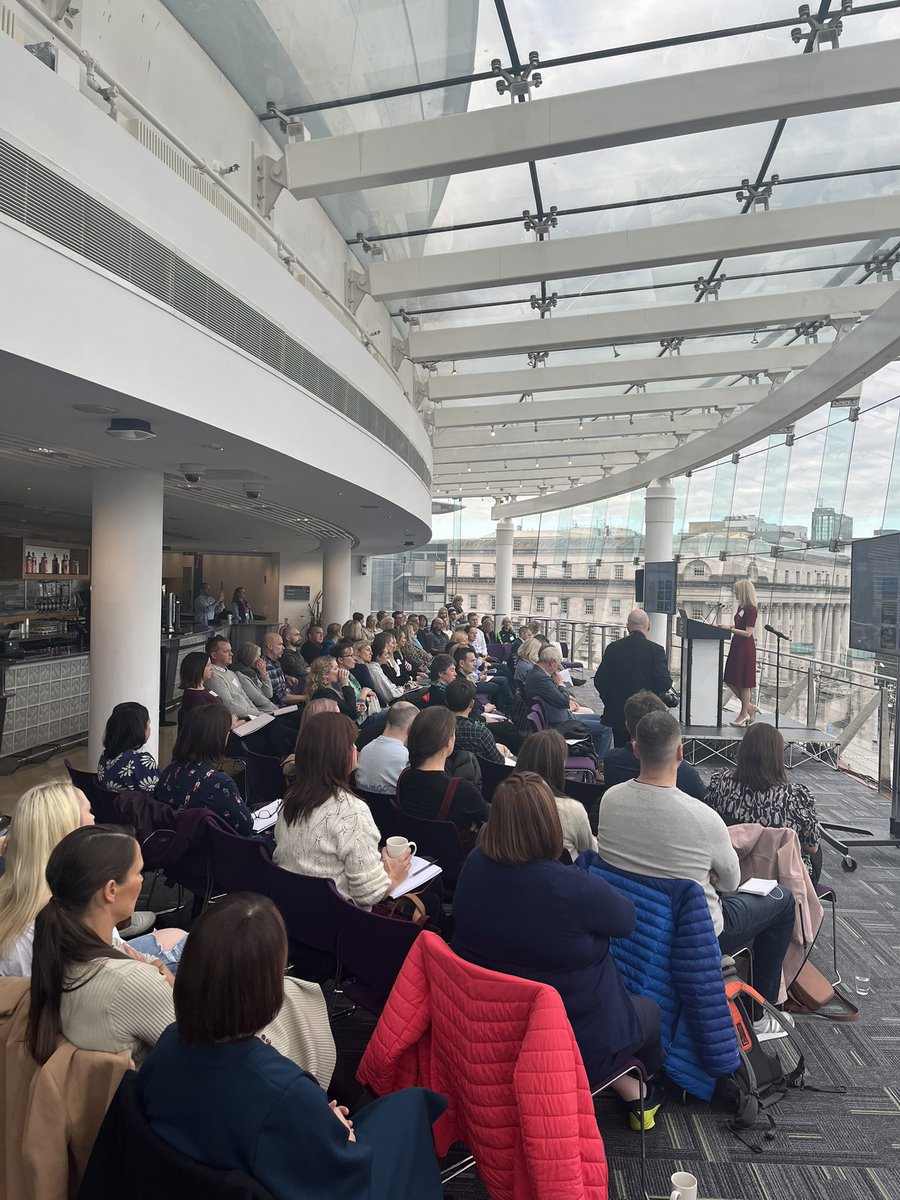 CspHayley's tweet photo. Our @CSPNI1 event ‘Returning to strength’ has commenced.
It’s fantastic to see so many members from across Northern Ireland here; coming together to network and continue learning about the fantastic profession #physiotherapy #strongermyway https://t.co/tzpy9ANLO7