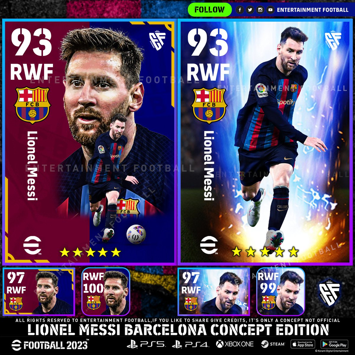 ENTERMTFB's tweet photo. 🔰POV - it's 2023
📍Messi Returns to Barca !!!!
🔰Lionel Messi Barca Concept Edition
🔰Club Pack
🔰Transfers Card
🔰Only a Concept
🔻Take a look here before you go @ENTERMTFB
#efootball2023 #efootball2023mobile #messitobarca #FCBARÇA https://t.co/gxX1kMeELl
