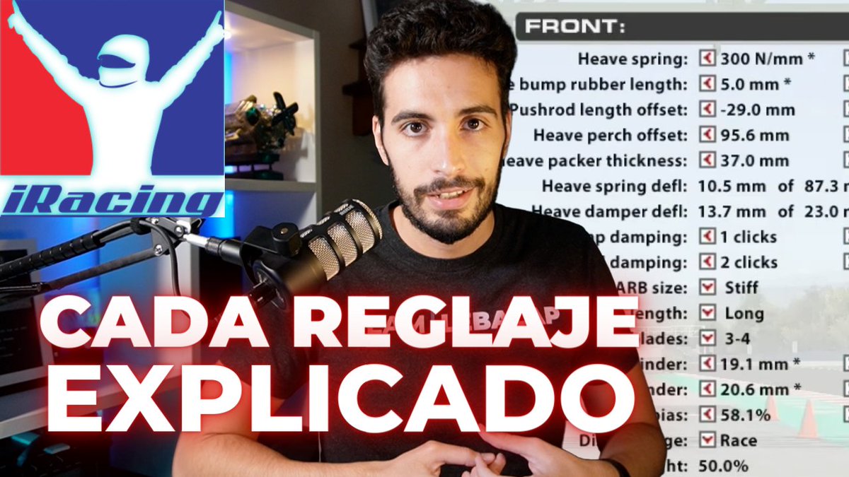 ¡Aquí la tenéis! La superguía de setups para #iRacing en formato vídeo 🤩

Además, está separado en capítulos para cada reglaje y los repasamos todos✌️

youtu.be/OQihbWHbjOQ