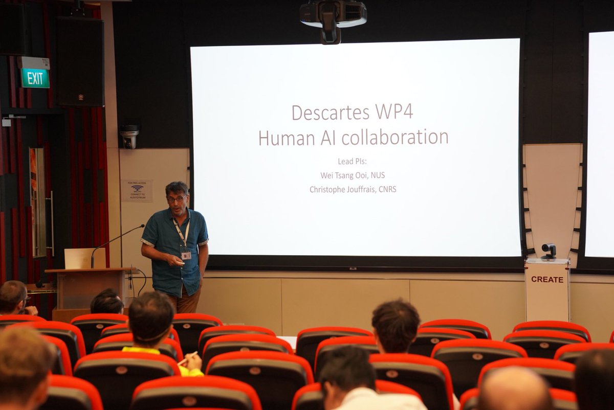 #DesCartesProgram WP4 is presented by Christophe Jouffrais …