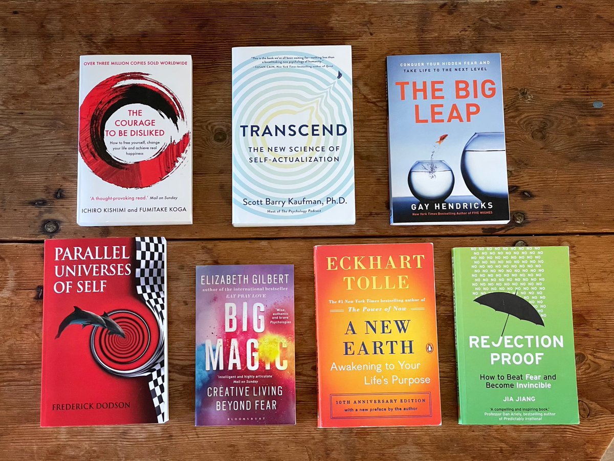 7 Books for Reinventing Yourself:

#reading #nonfiction #books