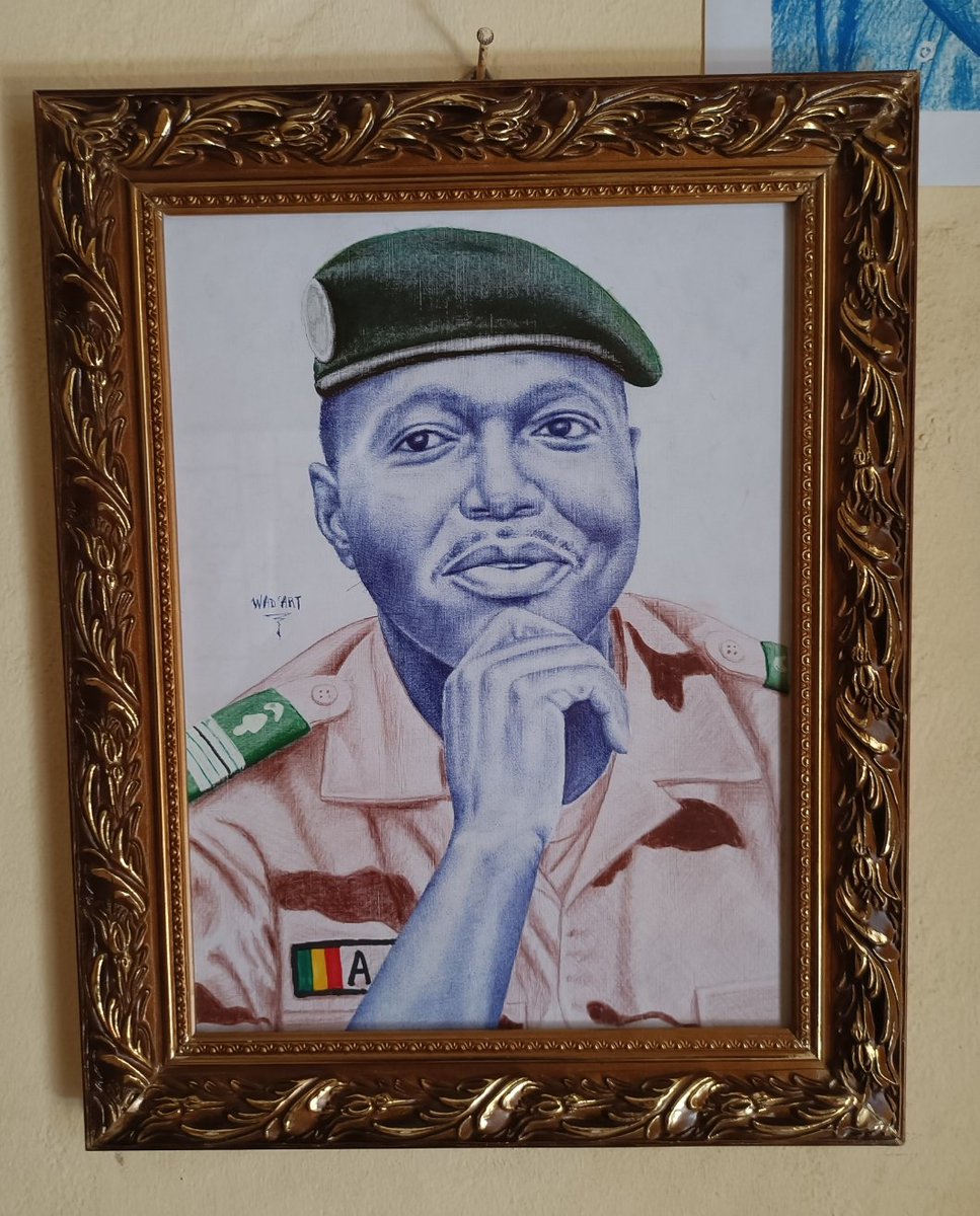 _wad_art_'s tweet photo. Je répète une dernière fois...
Portrait de #Colonel #Abdoulaye #Maiga
By WAd'Art #artist #urbanist 😊🙏 https://t.co/HjQ1y2GdIi