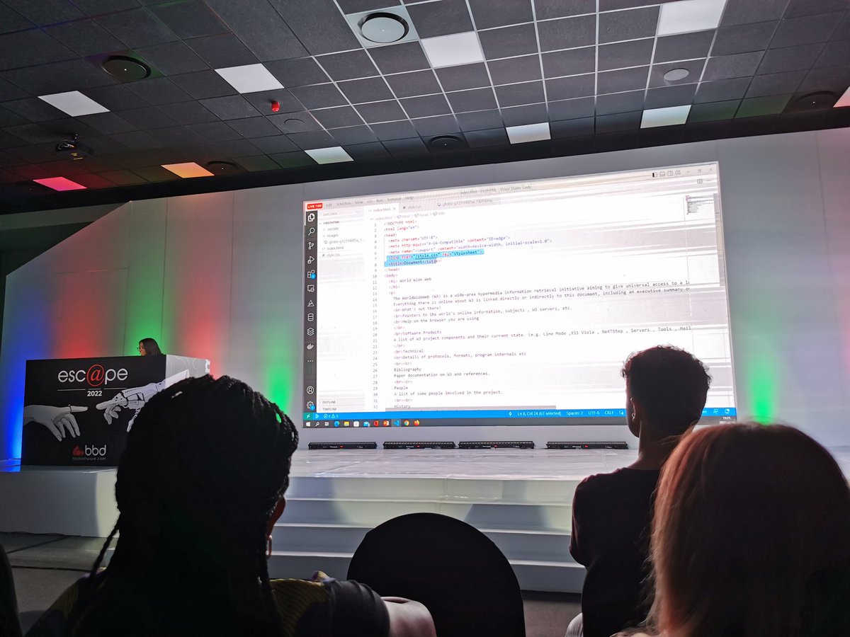 amy_pegram's tweet photo. @mikangobeni_ giving us a demo of some pretty website things!! #BBDEscape https://t.co/VscmItfgqs