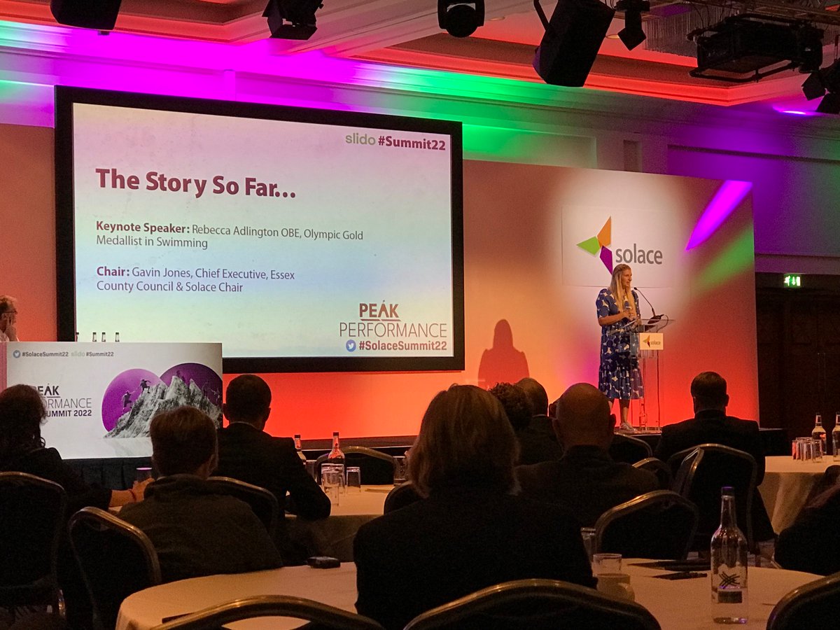 Sheer determination and totally inspirational #solacesummit22 <a href="/BeckAdlington/">Becky Adlington</a>