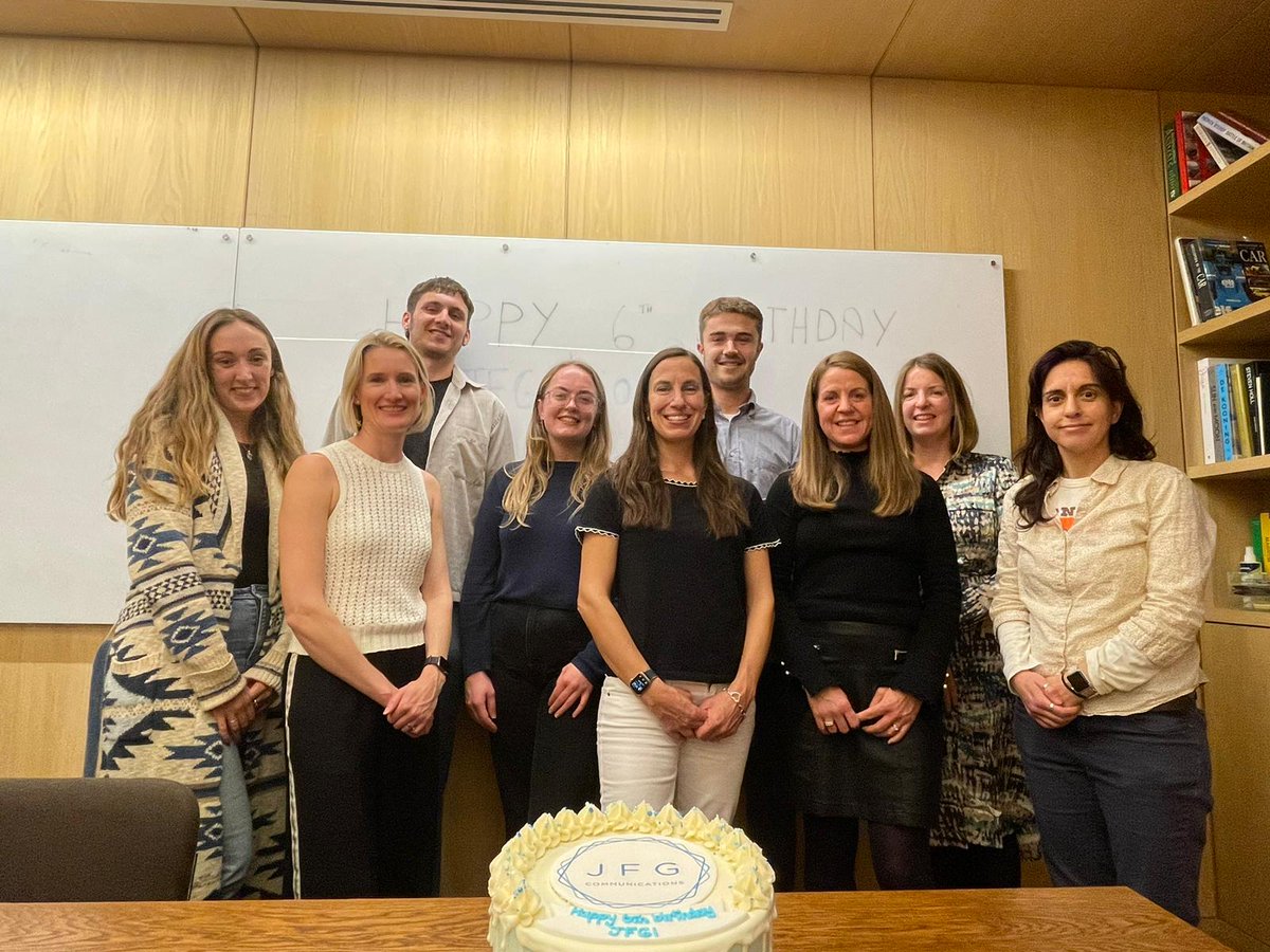 jfgcomms's tweet photo. Happy 6th birthday to us! It was great to get most of us together last night to celebrate another fantastic year. Thanks to our team for all your hard work and all our customers for placing your trust in us.
#PublicAffairsAgency #Birthday #JFGComms https://t.co/593ob7bkkk