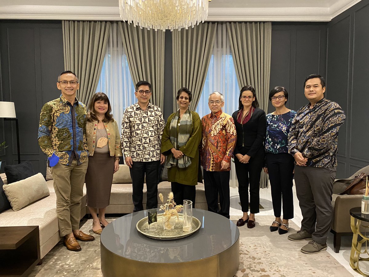 Norimasa Shimomura (@norimasa_un) on Twitter photo .<a href="/undpasiapac/">UNDP in Asia and the Pacific</a> Regional Director <a href="/kanniwignaraja/">Kanni Wignaraja</a> and <a href="/ArsjadRasjid/">Arsjad Rasjid</a> of <a href="/KADIN_Indonesia/">Kadin Indonesia</a> (Indonesia Chamber of Commerce and Industry) reaffirmed firm partnership, incl plans to strengthen private sector engagement for net-zero emissions, SDG financing, etc. .<a href="/undpasiapac/">UNDP in Asia and the Pacific</a> Regional Director <a href="/kanniwignaraja/">Kanni Wignaraja</a> and <a href="/ArsjadRasjid/">Arsjad Rasjid</a> of <a href="/KADIN_Indonesia/">Kadin Indonesia</a> (Indonesia Chamber of Commerce and Industry) reaffirmed firm partnership, incl plans to strengthen private sector engagement for net-zero emissions, SDG financing, etc.