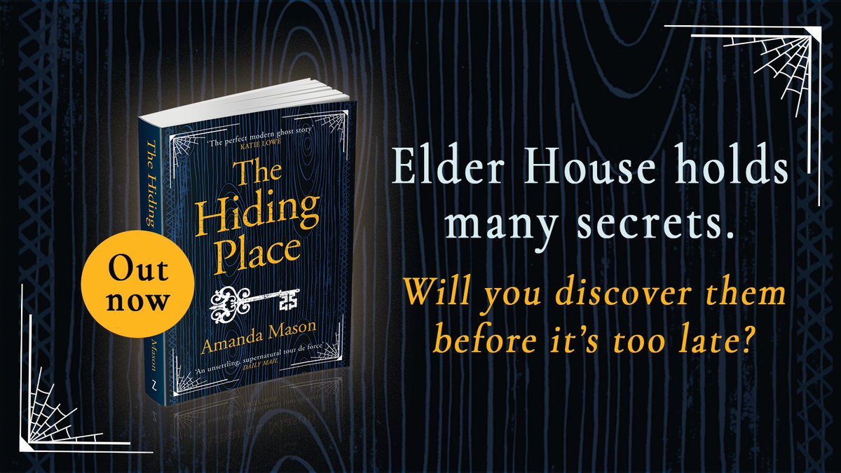 Wishing wonderful master of darkness @amandajanemason a very happy paperback publication day! #TheHidingPlace is a brilliant, gripping story of a woman and her stepdaughter who discover more than they bargained for in their creepy seaside holiday house...