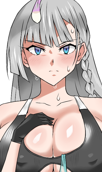 恥辱に耐えてるいい表情が描けた! 