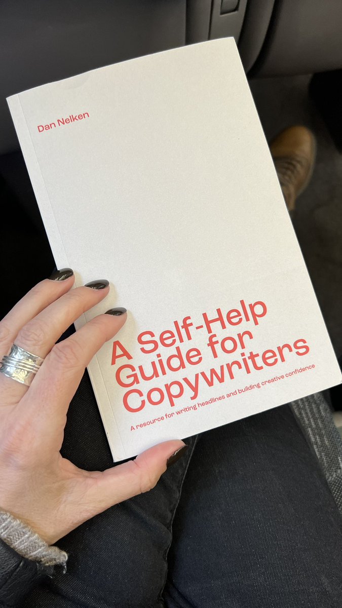 STEcopywriting's tweet image. Could there BE a better choice of book to accompany me on the loooong journey to Brighton for #CopyCon22? 

Thanks for the book swap, @DanNelken. I love it already ❤️

#CopywritersUnite