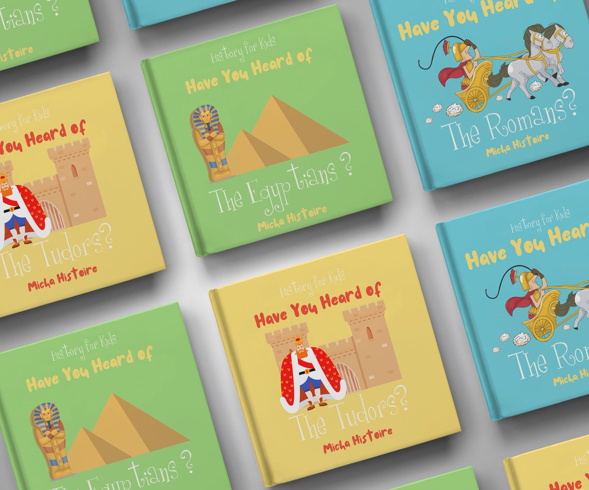 Launched the paperback version of #HaveYouHeardOf this week - making sure young people have access to history too with this engaging picture book series introducing under 7s to history! 📚