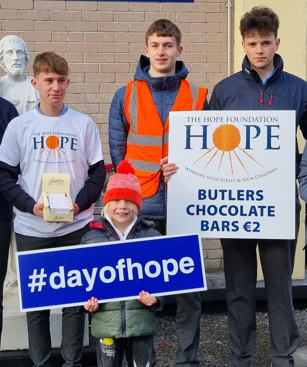 HopeFoundation's tweet photo. Today you can find our amazing volunteers selling
@ButlersChocs for our #WeekofHOPE at these locations. Treat yourself while supporting our important work in India.
- Shop Street Galway πΈ
- Bray Town Centre
- Bridgewater Shopping Centre Bray https://t.co/TGHlpHiofQ