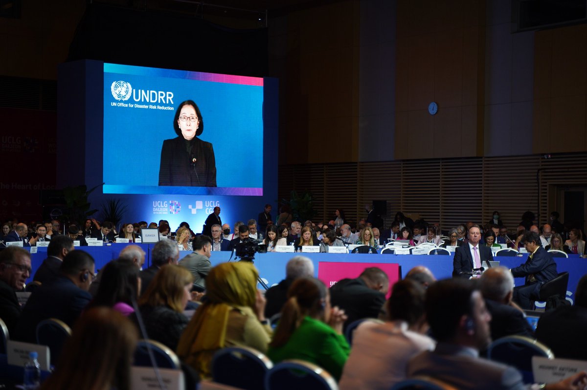 uclg_org's tweet photo. 🌍The Pact for the Future for the Planet will have, at its core, redefining our relationship with nature and our ecosystems through multilevel governance and harnessing innovation from the local level.

#UCLGCongress🌿
📺LIVE- UCLG TV: https://t.co/sHo2bjw0oD https://t.co/1Wu6wS8h2m