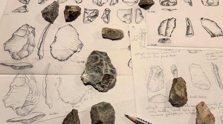 ScienceinPoland's tweet photo. Flint tools discovered over 50 years ago in Cave Tunel Wielki (Małopolska) are half a million years old and among the oldest man-made objects in today's Poland. #archeology #flinttools #CaveTunelWielki #tunelwielki #flint @UniWarszawski @GeoInst @uniwroc
https://t.co/bMMtELXAv8 https://t.co/sV4ZoEEJ2i