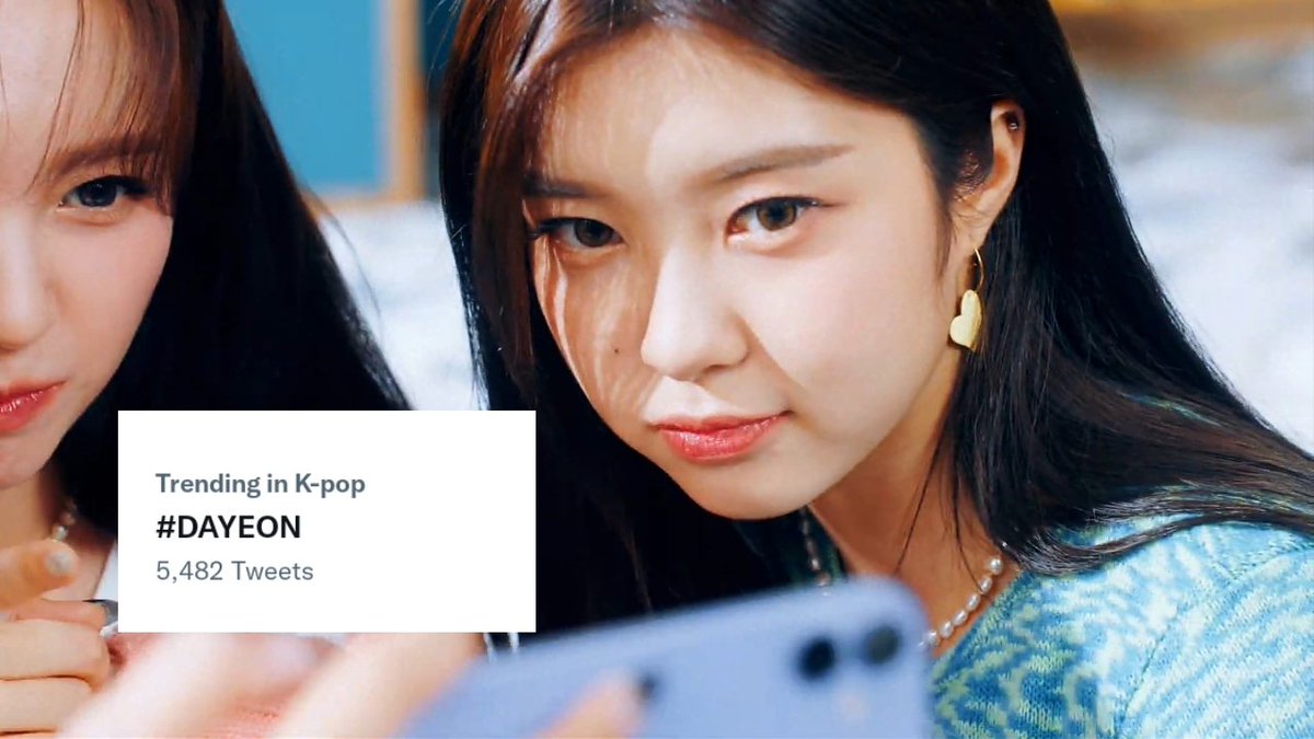KIMDAYEON_INTL's tweet photo. 221013 - 6:26 PM KST
Kim Dayeon is now trending under K-pop Category with 5,482 Tweets! Continue dropping the tags while posting! 🔥
KIM DAYEON SO FRESH #WeFreshWithDayeon #김다연 #DAYEON #Kep1er @official_kep1er https://t.co/nMRXcOWJKy