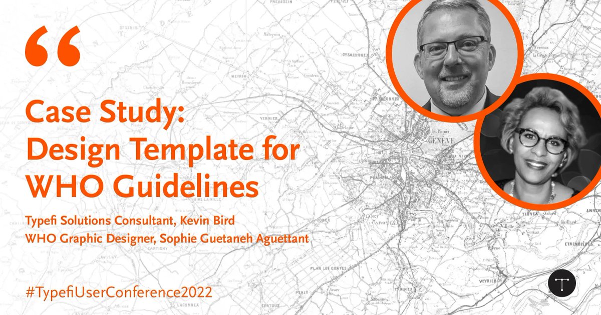 typefi's tweet photo. Kevin Bird, #Typefi Solutions Consultant, discusses the @WHO Guidelines design template—ID'd as a use case for the WHO Transformation: The most ambitious and far-reaching transformation of WHO since the organisation was established over 70 years ago! #TypefiUserConference2022 https://t.co/kqxhlY3syW