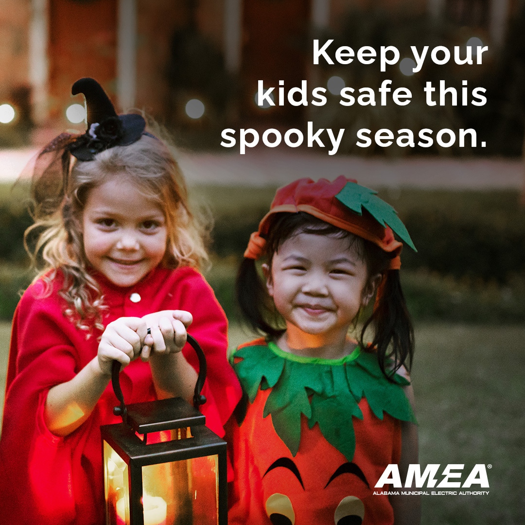 Energy Southeast (@amea_alabama) on Twitter photo It’s spooky season but the most frightening thing you can have among your Halloween decorations is a fire hazard! 🔥
Stay safe by using electrical tape to secure cords & wires & use weatherproof lighting outdoors that is set on a timer. 🔮
#AMEA #HalloweenSafetyMonth It’s spooky season but the most frightening thing you can have among your Halloween decorations is a fire hazard! 🔥
Stay safe by using electrical tape to secure cords & wires & use weatherproof lighting outdoors that is set on a timer. 🔮
#AMEA #HalloweenSafetyMonth