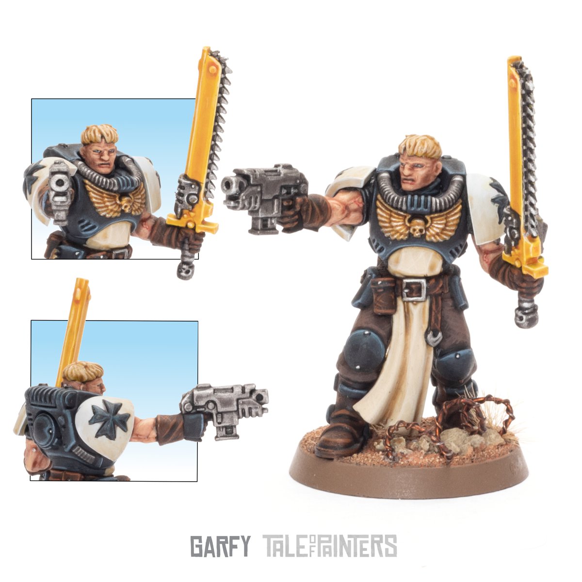 Garfytwit's tweet photo. #spacemarines is trending on my twitter, so here's some  of my Black Templars. #warhammercommunity #blacktemplars https://t.co/0nfArg9Ec8