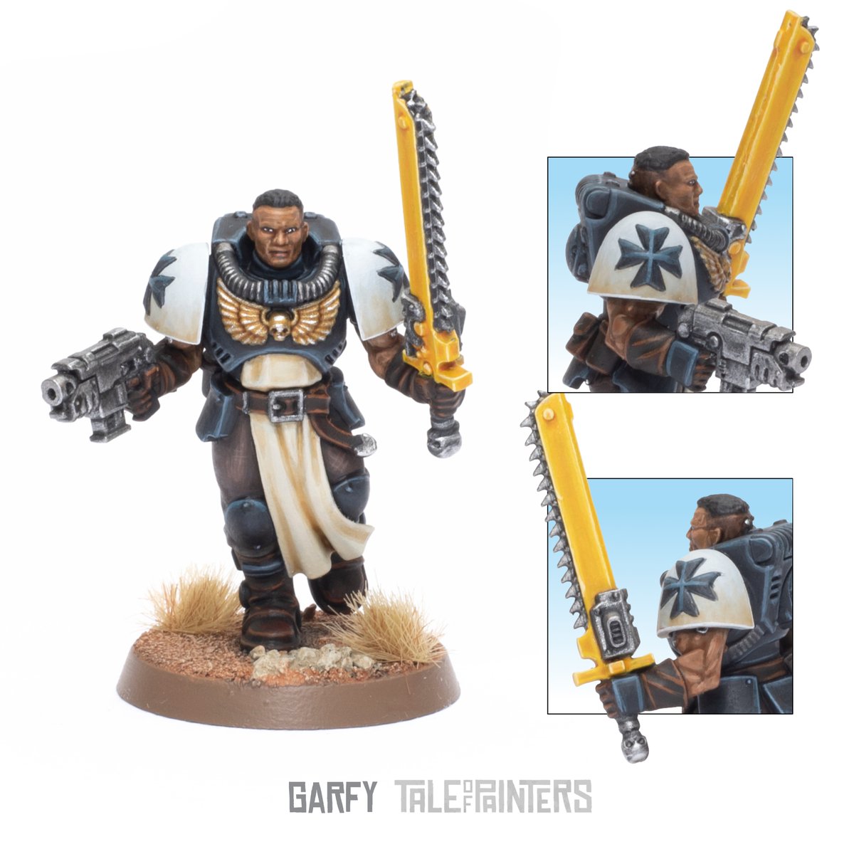 Garfytwit's tweet photo. #spacemarines is trending on my twitter, so here's some  of my Black Templars. #warhammercommunity #blacktemplars https://t.co/0nfArg9Ec8