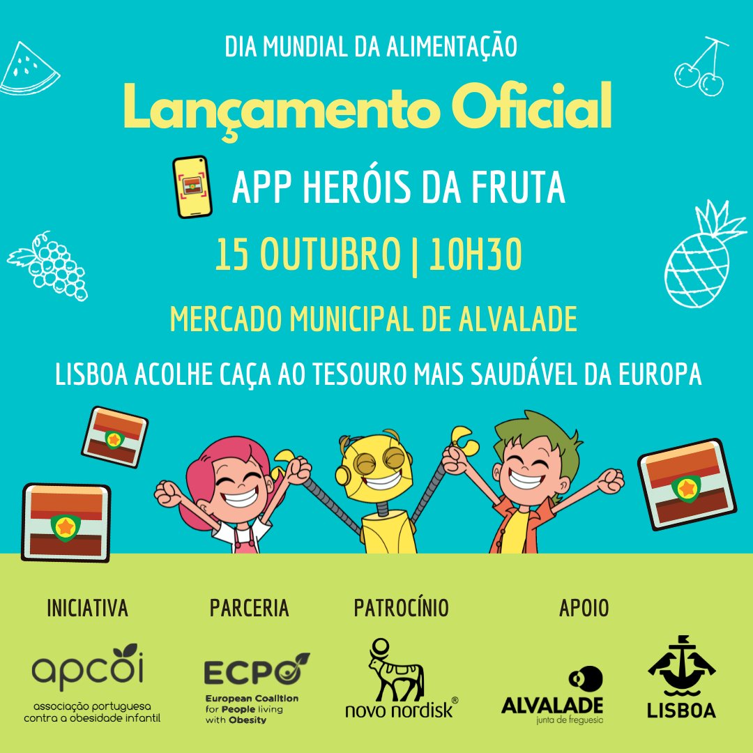 EuSuperMario's tweet photo. Sábado às 10h30 no #Mercado de #Alvalade vamos assinalar o #DiaMundialdaAlimentação com o lançamento da nossa app na capital do país em parceria com a Câmara Municipal de Lisboa e com a Junta de Freguesia de Alvalade.  Junte-se a nós! @CamaraLisboa  #JFAlvalade https://t.co/vHollOEguA