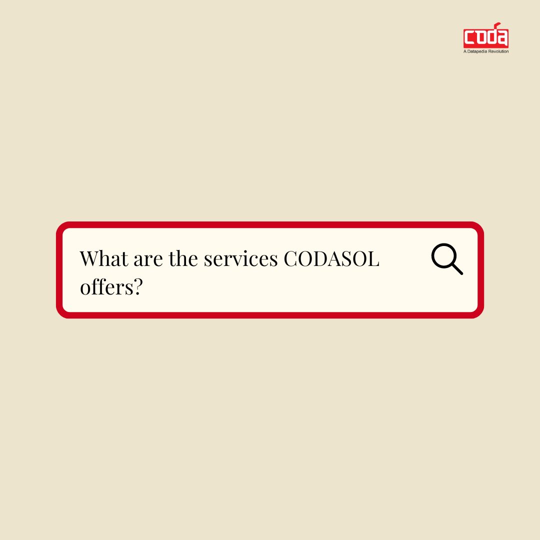 Codasol's tweet image. codasol.com/services.html

#masterdatamanagement #mdm #codasol #itservices