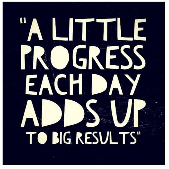 #thoughtoftheday #progress #determination #bigresults #kooth
'A little progress each day adds up to big results'
