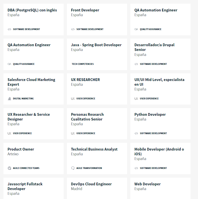 tarugoconf's tweet photo. Mirad las #ofertacas que tiene abiertas @sngular
Si les quieres echar un ojo, te esperan aquí: https://t.co/XTcdkSfriq https://t.co/34JrWBvAkp