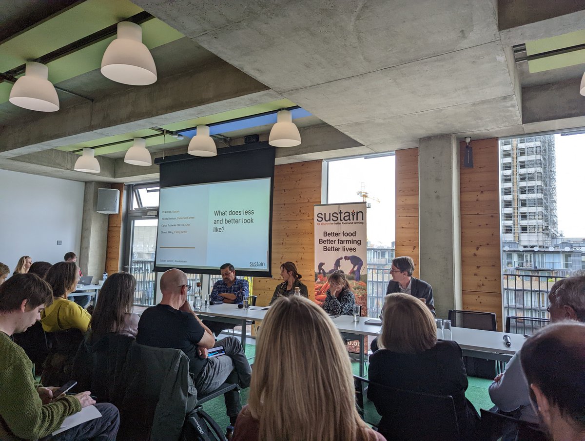 FoodSecurityUK's tweet photo. Fascinating conversations at the #meatdebate yesterday. 

Thank you to @UKSustain for facilitating open debate and communication on the place of meat in our future food system. 

We look forward to following the conversation! https://t.co/z1G18y3AsV