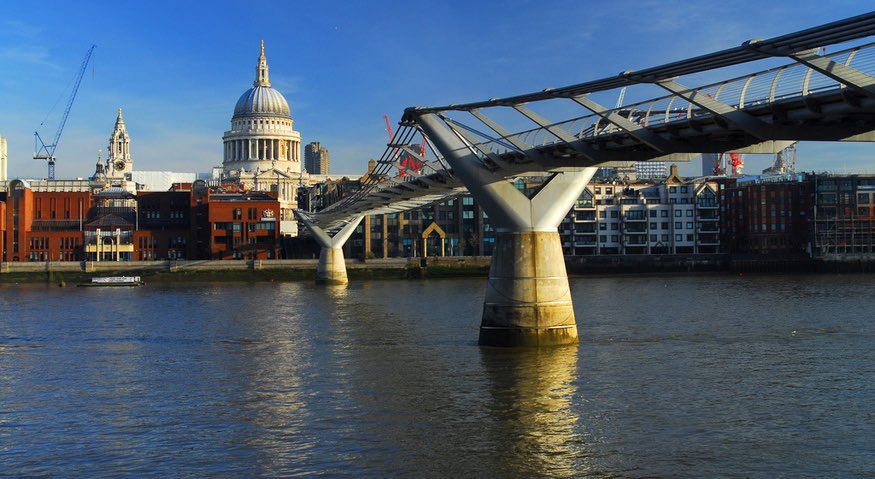 bridge_raters's tweet photo. Millenium Bridge
London, UK
Opened 2000
Designed by Arup Group

Rating: 8.6 https://t.co/DclWd7KYtT