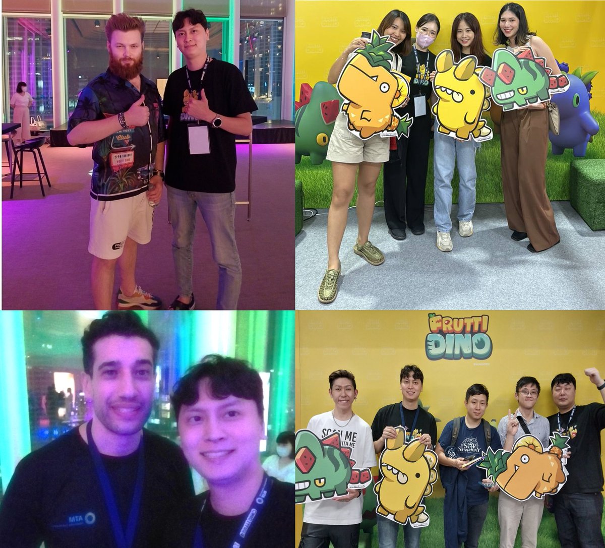 Thanks to Thailand Crypto Expo 2022 organizers for holding this awesome event!😆❤️ Feeling so great meeting amazing people and striking possible collaboration together in the future. Also, thanks everyone that supported our booth!🤟 See you soon! Till then🙌 #Fruttidino #gamefi