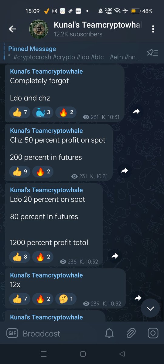 1600 percent profit at 4x leverage in set ups in last ten days 

Who else can say that ? 
" 
#cryptocrash #crypto
#ldo #btc    #eth #hnt #atom #rsr #xrp #reef #matic #algo #srm #ankr #near    #STg #xrp #xlm #marketmakerkunal